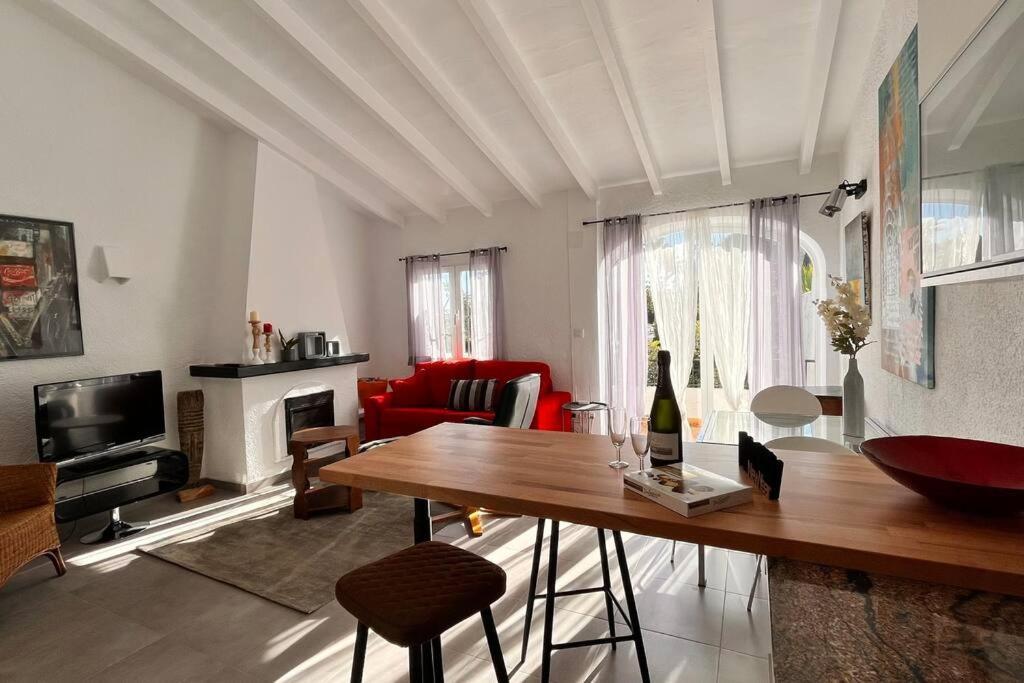 Apartamento Reihenhaus Mit Garten In Moravit Moraira Teulada Exterior foto